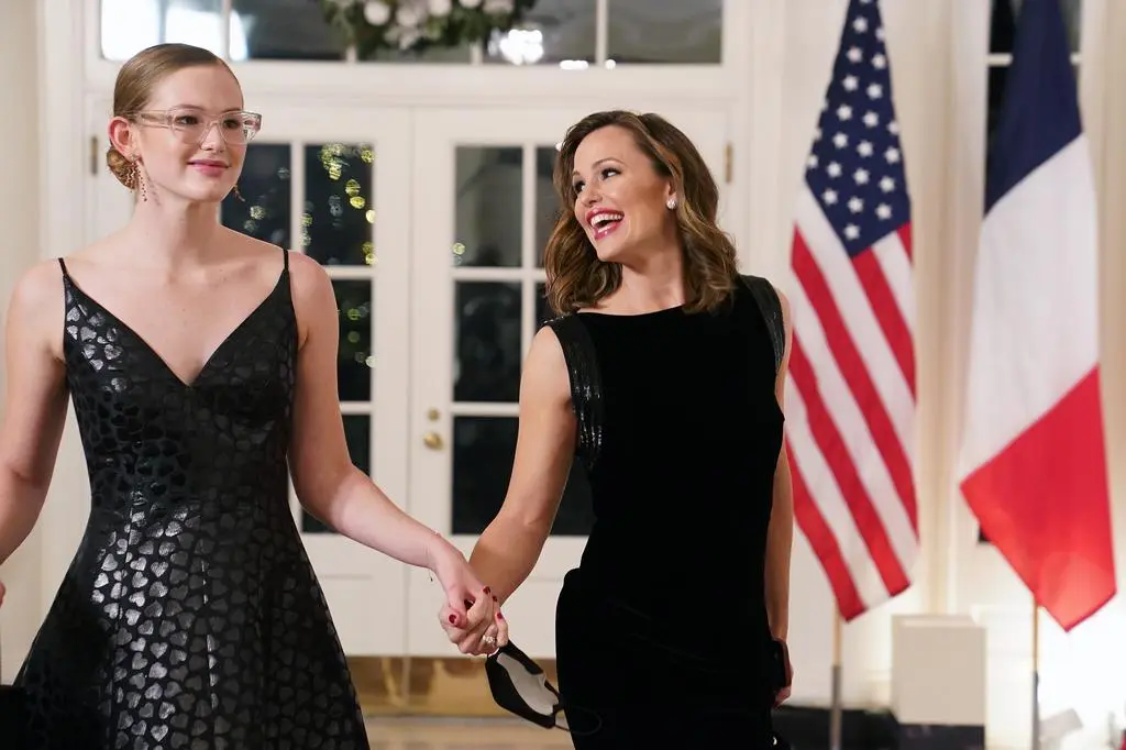 Violet Affleck i Jennifer Garner