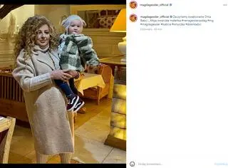 Magda Gessler z wnuczką