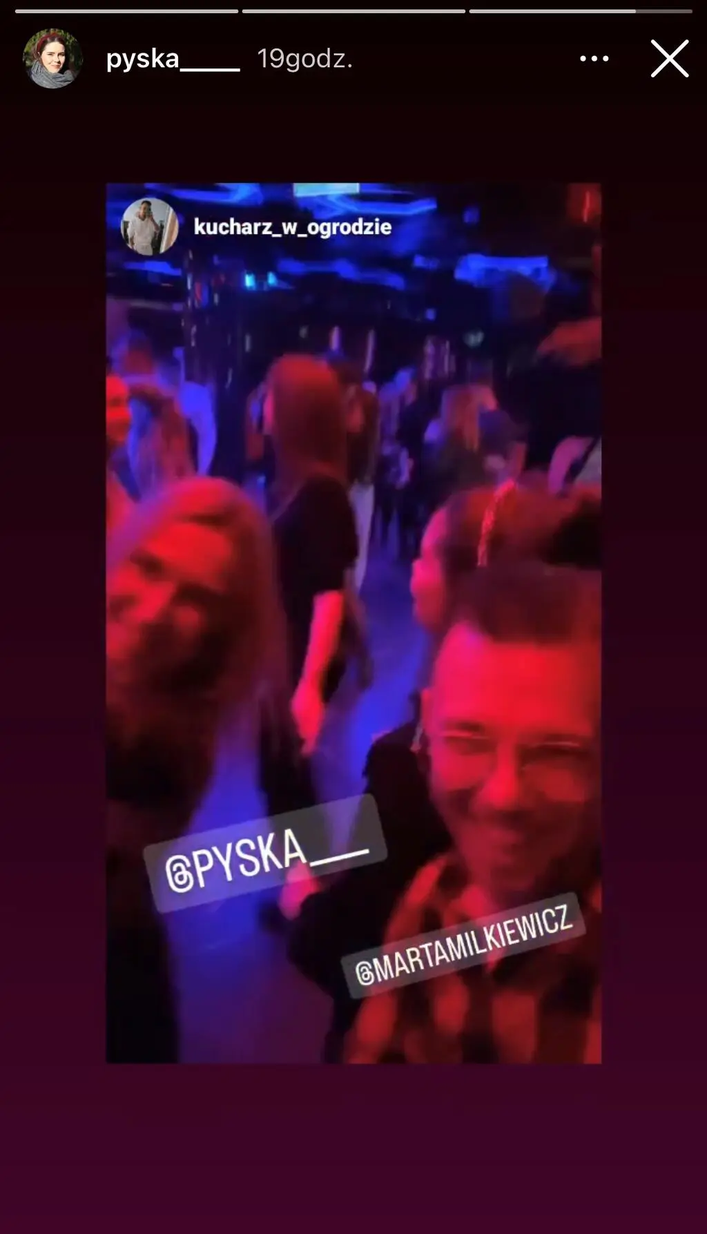Marta Milkiewicz ze "ŚOPW" na imprezie