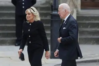 Pogrzeb Elżbiety II: Joe i Jill Biden