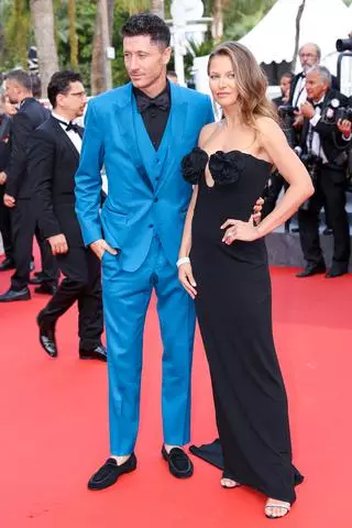 Anna i Robert Lewandowscy w Cannes