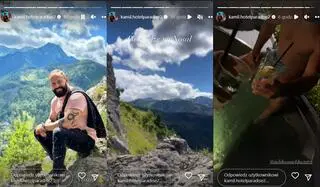 Kamil Piórkowski z "Hotel Paradise All Stars" w górach z Kingą Mendralą z "True Love"