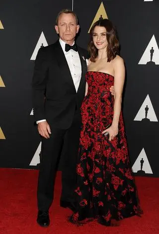 Daniel Craig i Rachel Weisz. 2015 rok