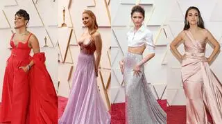 Obok tych stylizacji nie przejdziesz obojętnie. Najlepsze kreacje Oscarów 2022