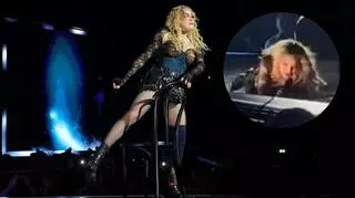 Chwile grozy na koncercie Madonny. Wokalistka nagle osunęła się na scenę