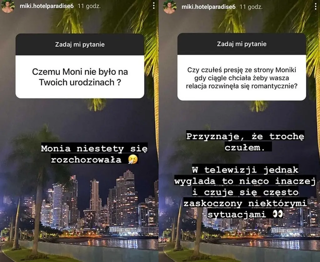 Mikołaj z "HP" zdradza szczegóły relacji z Moniką