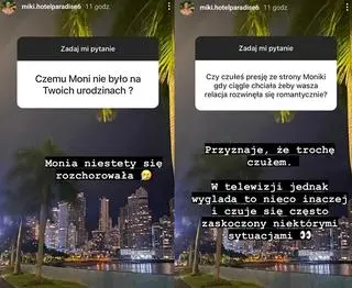 Mikołaj z "HP" zdradza szczegóły relacji z Moniką