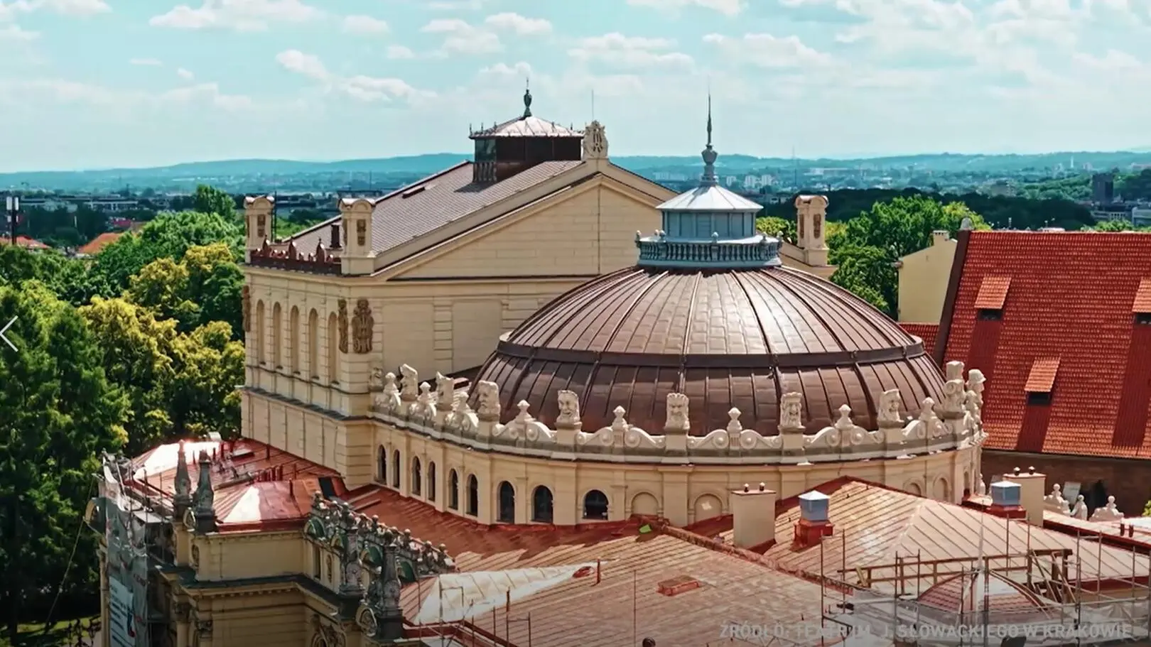 Teatr Słowackiego przechodzi wielką metamorfozę. "Chcemy, żeby na dachu było więcej złotych elementów"