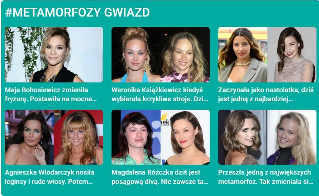 Cykl "Metamorfozy gwiazd"