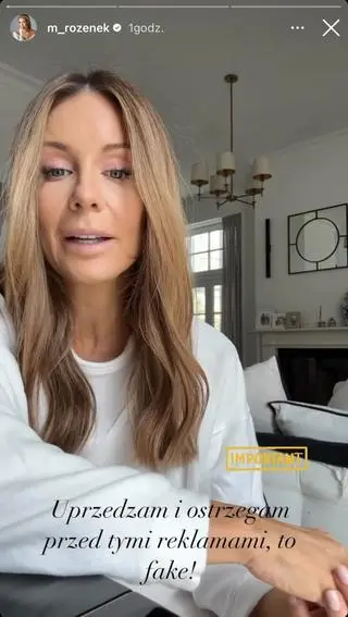 Małgorzata Rozenek-Majdan ostrzega przed oszustami