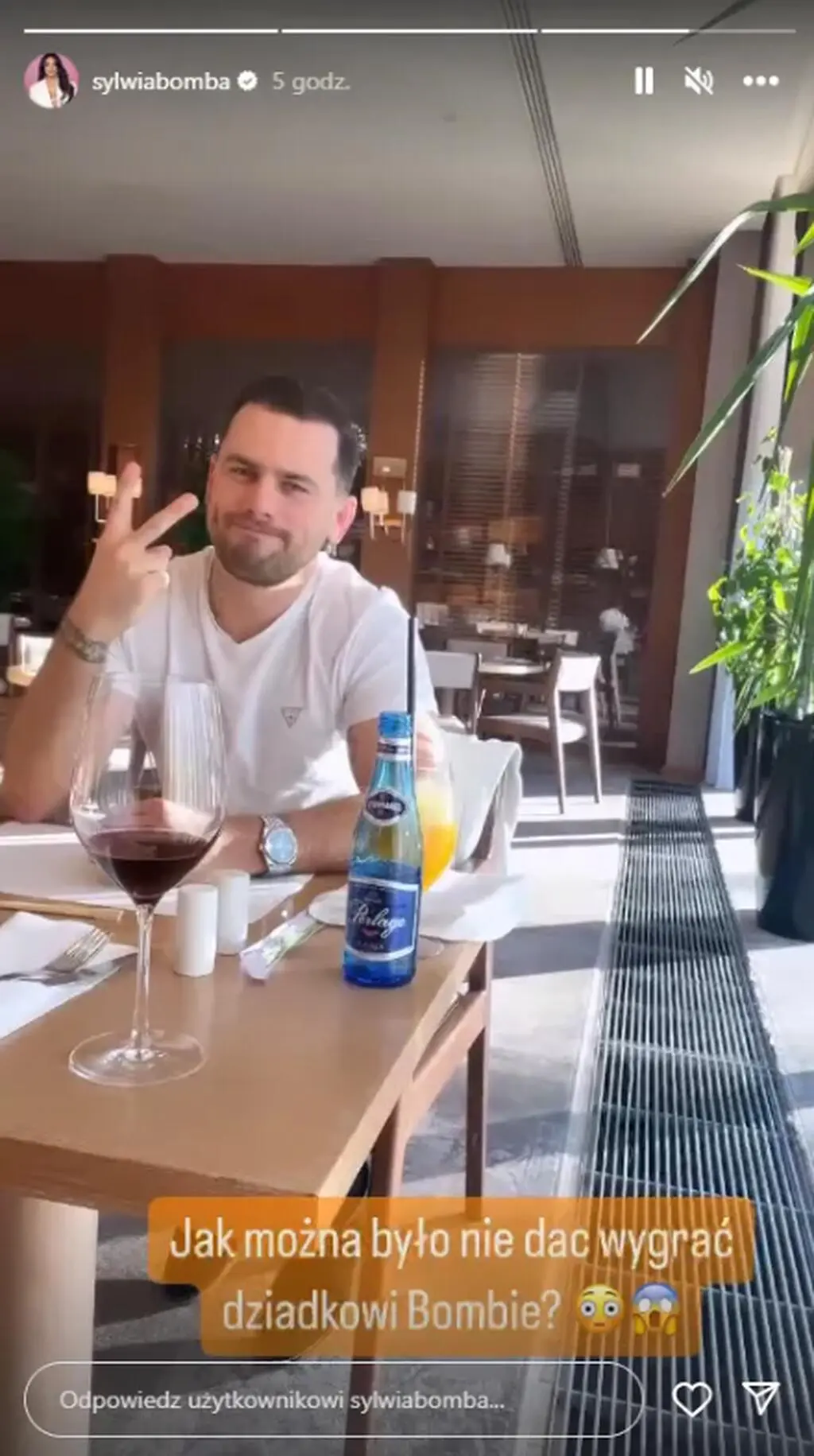 Grzegorz Collins odwiedził rodzinny dom Sylwii Bomby
