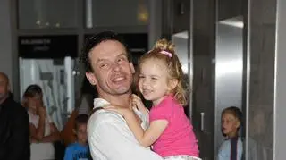 Tomasz Schimscheiner  córką w 2012 r.