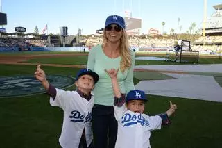 Britney Spears z synami 