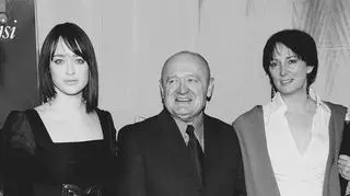 Maciej Damięcki z żoną Joanną i córką Matyldą