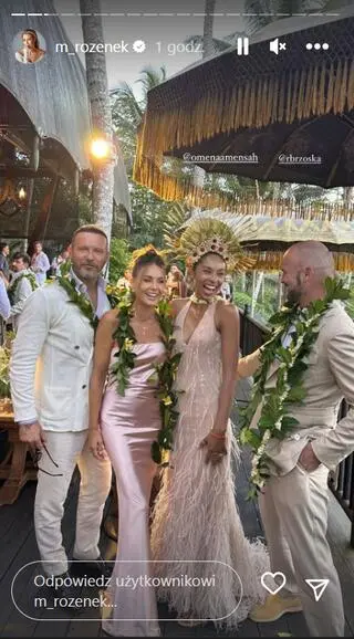 Drugi ślub Omeny Mensah i Rafała Brzoski