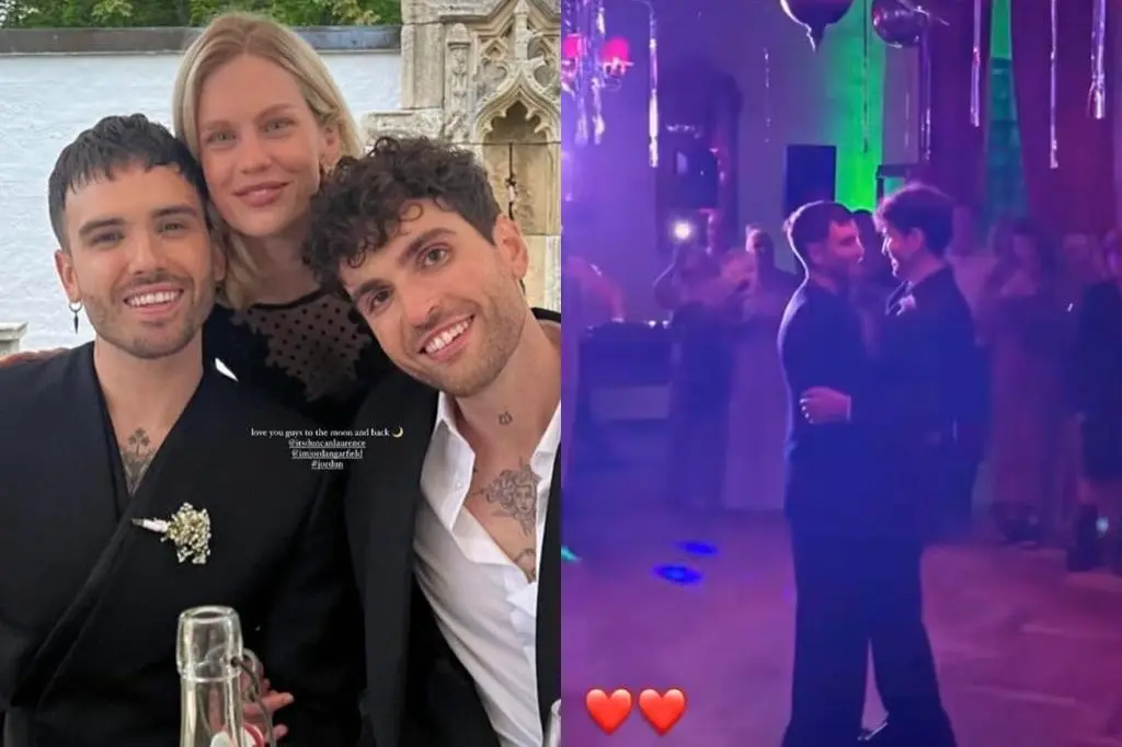 Duncan Laurence i Jordan Garfield