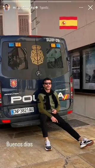 Tom Grabowski spędził walentynki w Hiszpanii