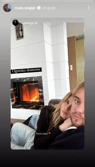 Roksana Węgiel w czułych objęciach z partnerem