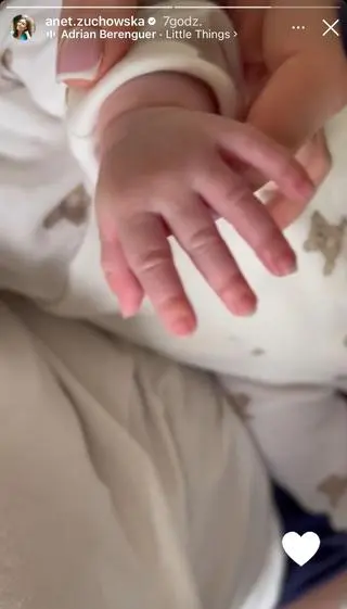 Aneta Żuchowska z córeczką