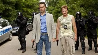 Michał Żebrowski w filmie "Sęp"