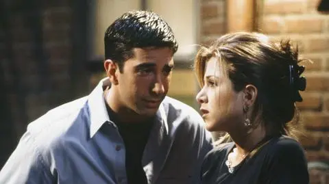 "Przyjaciele". David Schwimmer parodiuje Jennifer Aniston 