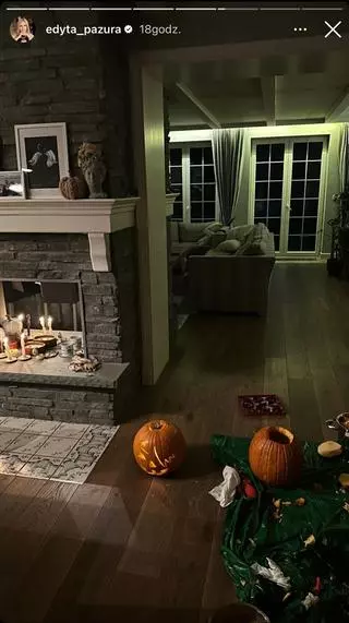 Edyta Pazura dekoruje dom na Halloween