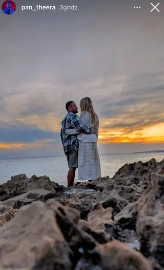 Przemysław Wereszczyński z ukochaną