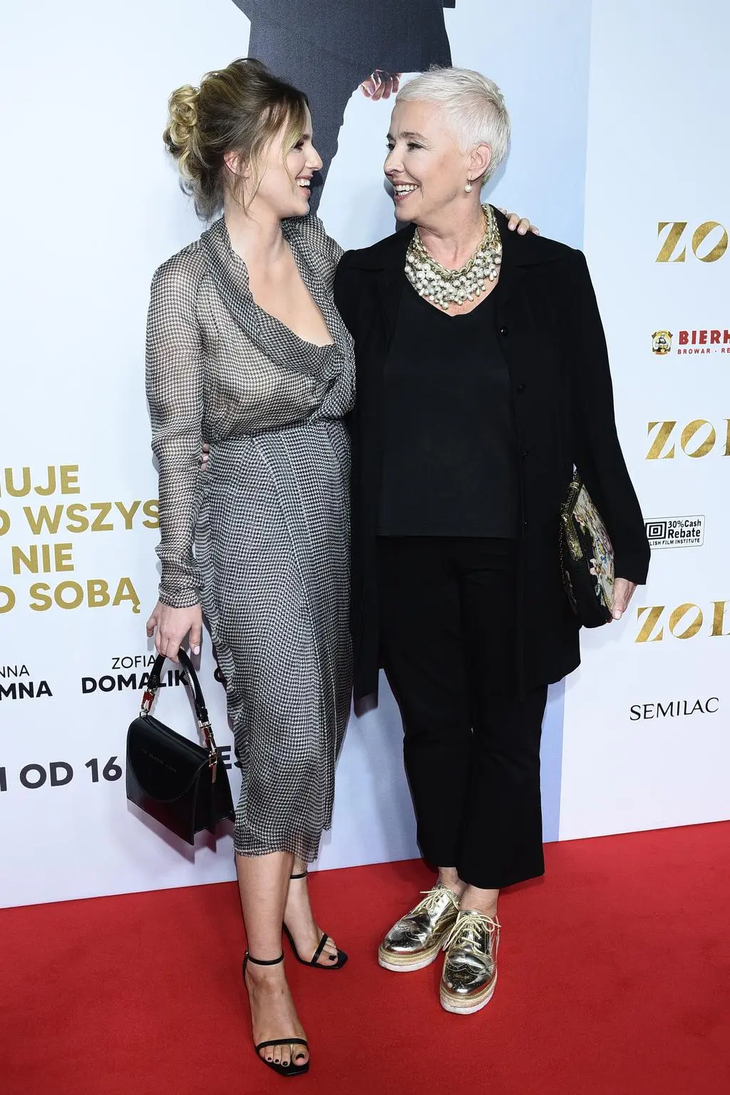 Zofia Domalik z mamą Ewą Telegą