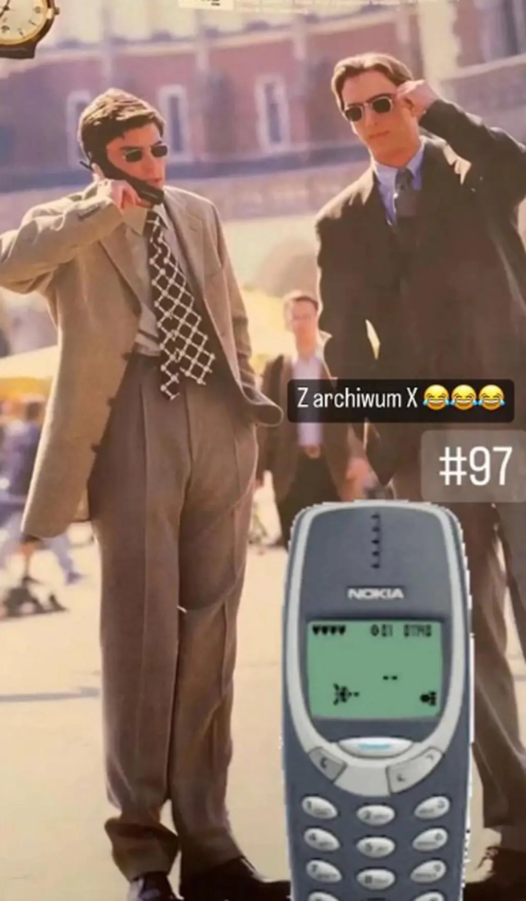 Tom Grabowski w reklamie z lat 90.