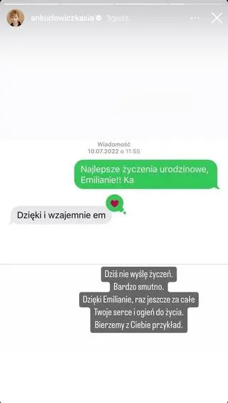 Katarzyna Ankudowicz wspomina Emiliana Kamińskiego