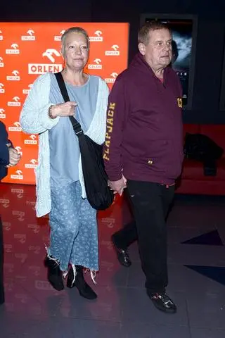 Kazik Staszewski z żoną