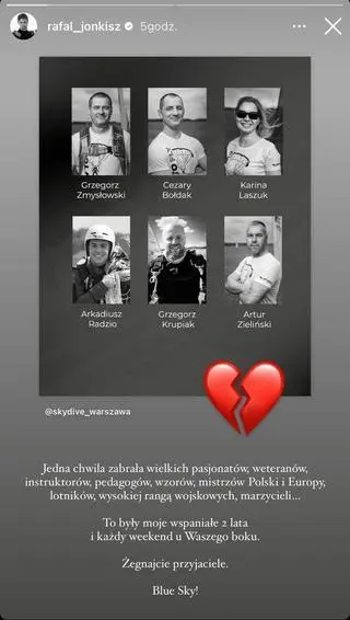 Rafał Jonkisz pożegnał przyjaciół, którzy zginęli w katastrofie