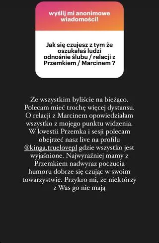 "True Love". Kinga o oszukiwaniu