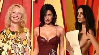 Gwiazdy na imprezie magazynu "Vanity Fair": Pamela Anderson, Kylie Jenner, Emily Ratajkowski