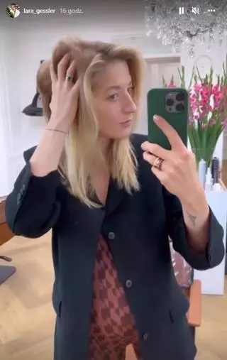 Lara Gessler ma nową fryzurę