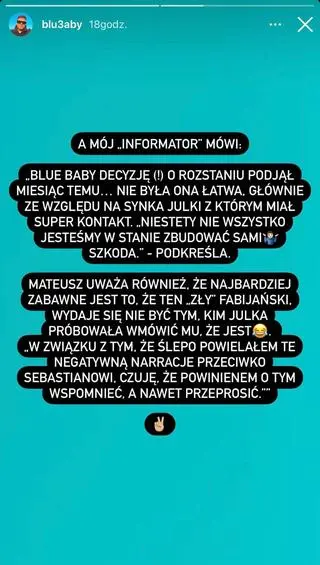 Były partner Maffashion wydał oświadczenie po rozstaniu