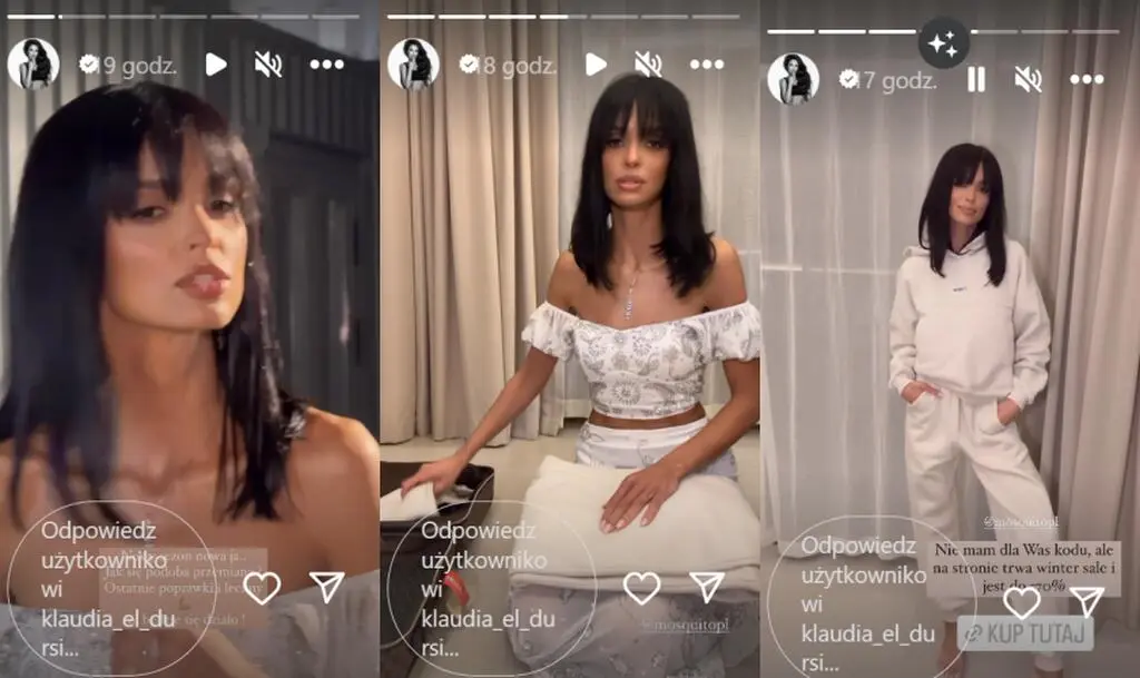 Klaudia El Dursi z grzywką