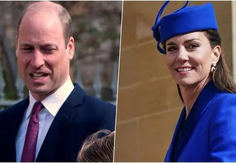 Książę Wiliam i Kate Middleton z dziećmi wzięli udział we mszy wielkanocnej. Zobacz zdjęcia!