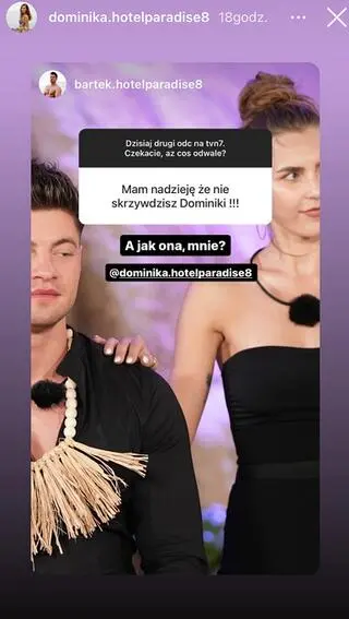 Dominika i Bartek z "Hotelu Paradise 8"
