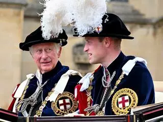 Król Karol III i książę William