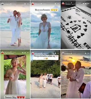 Edyta i Cezary Pazurowie odnowili przysięgę małżeńską