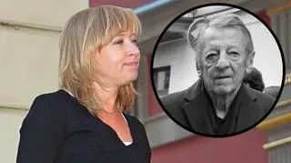 Dorota Segda wygłosiła przemówienie na pogrzebie męża