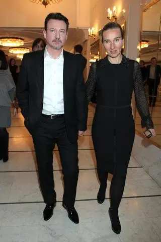 Robert Więckiewicz z żoną Natalią Adaszyńską