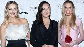 Gwiazdy na jubileuszowym pokazie Macieja Zienia. Jak wyglądały Małgorzata Socha i Magda Cielecka? [ZDJĘCIA]