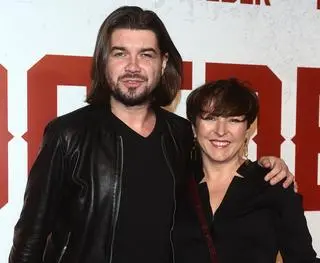 Tomasz Szczepanik wraz z żoną Moniką Paprocką-Szczepanik