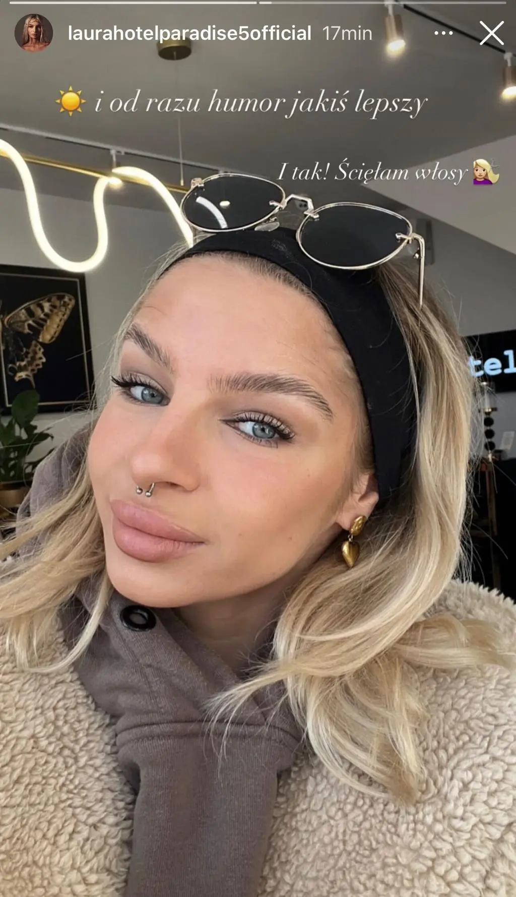 Laura z "Hotelu Paradise" ma nową fryzurę