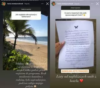 "Hotel Paradise". Hania odpowiedziała na pytania na Instagramie