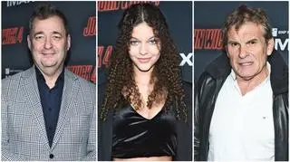 Gwiazdy na premierze filmu "John Wick" – Jacek Rozenek, Emilia Dankwa, Marek Włodarczyk