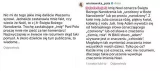 Pola Wiśniewska odpowiedziała zaciekawionej fance