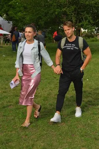 Sebastian Fabijański i Olga Bołądź